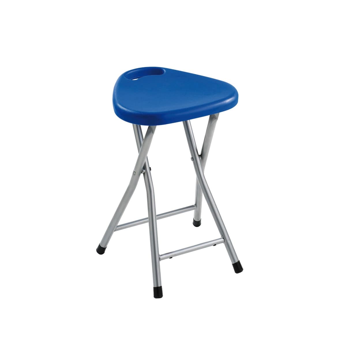 Bricocenter SGABELLO BAGNO PLASTICA PIEGH BLU