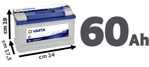 Bricocenter VARTA BLUDYNAMIC 60 AH CAR BATTERY