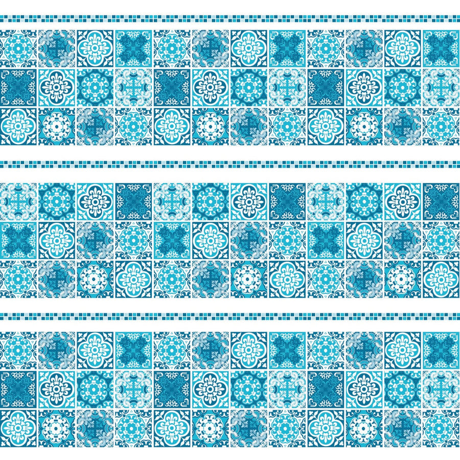 Bricocenter SHOWER CURTAIN CEMENTINE VINYL W 180, H 200 CM INDIGO VINYL