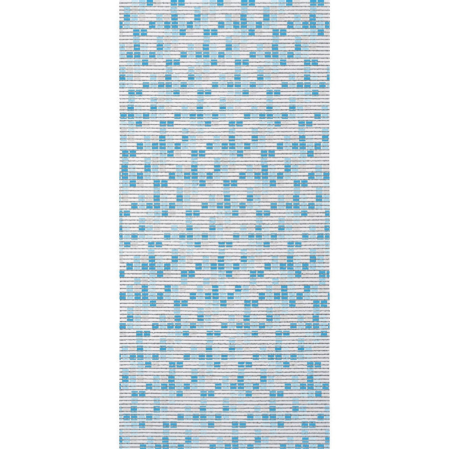 Bricocenter SHOWER CURTAIN VINYL MOSAIC LIGHT BLUE L 180 H 200 CM