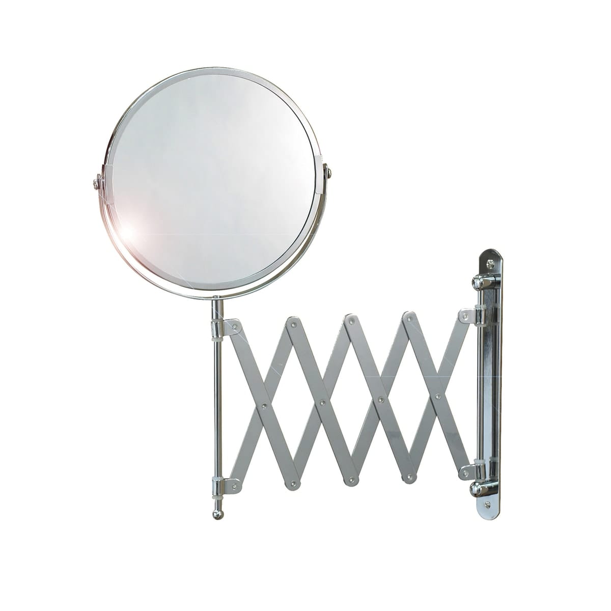 WALL-MOUNTED PANTOGRAPH MAGNIFYING MIRROR