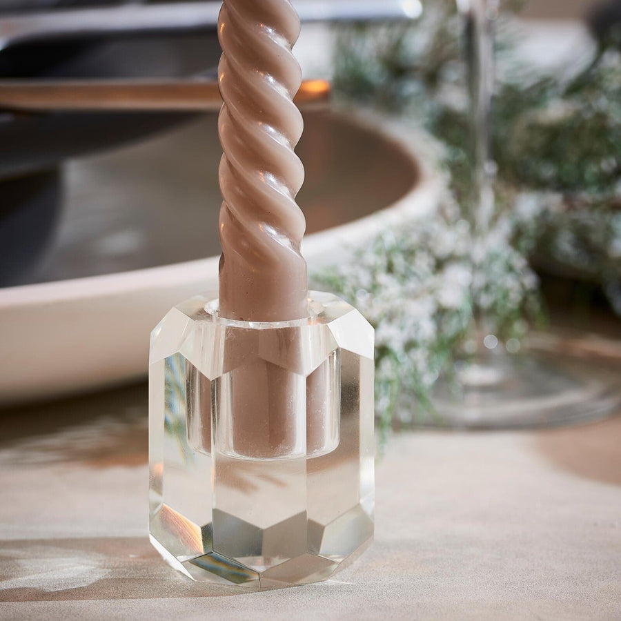 Casa CRISTA candlestick, H 6cm, 1 piece, 3 color variants