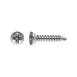COUNTERSUNK HEAD SCREWS FOR METAL AUTOPERFO