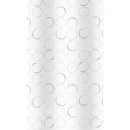 CIRCLE SHOWER CURTAIN W 180 H 200 CM FABRIC