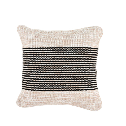 MOREA, cushion, black-white, 45x45cm