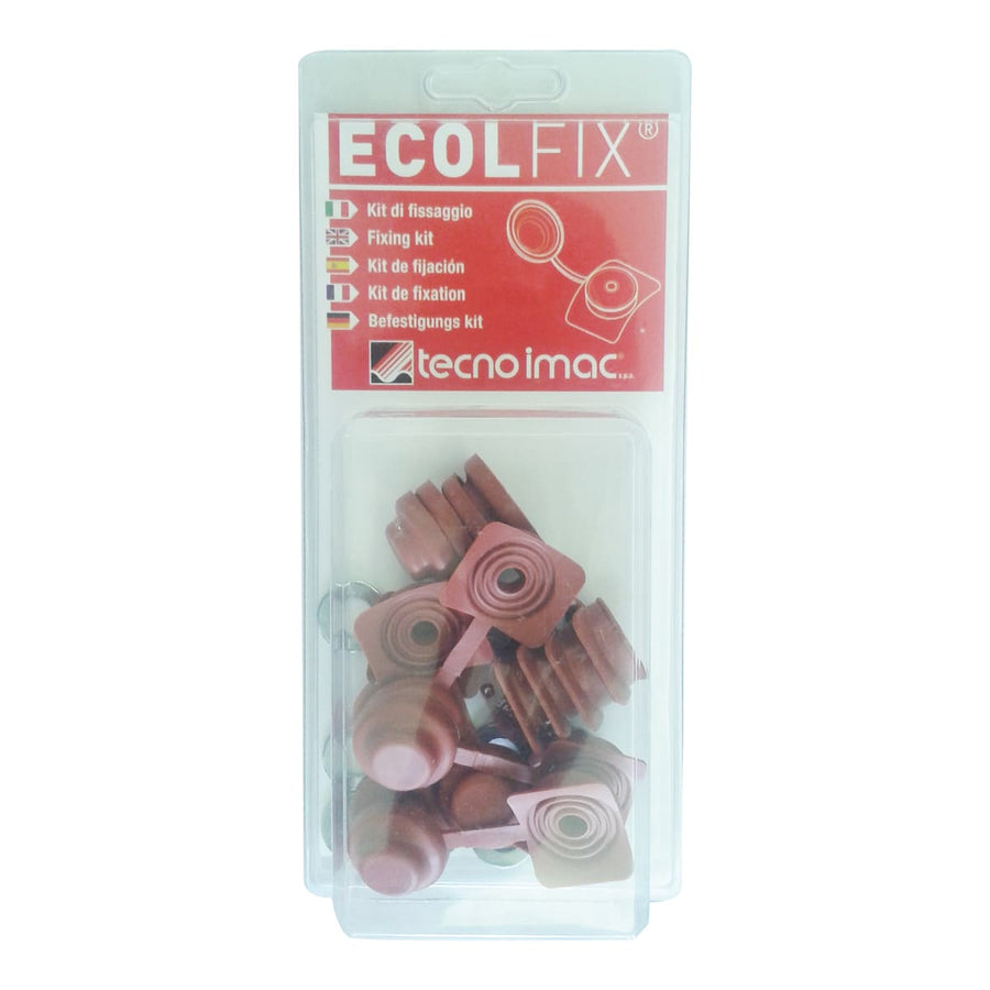 Bricocenter PACK.10PCS ECOLFIX SIENA RED