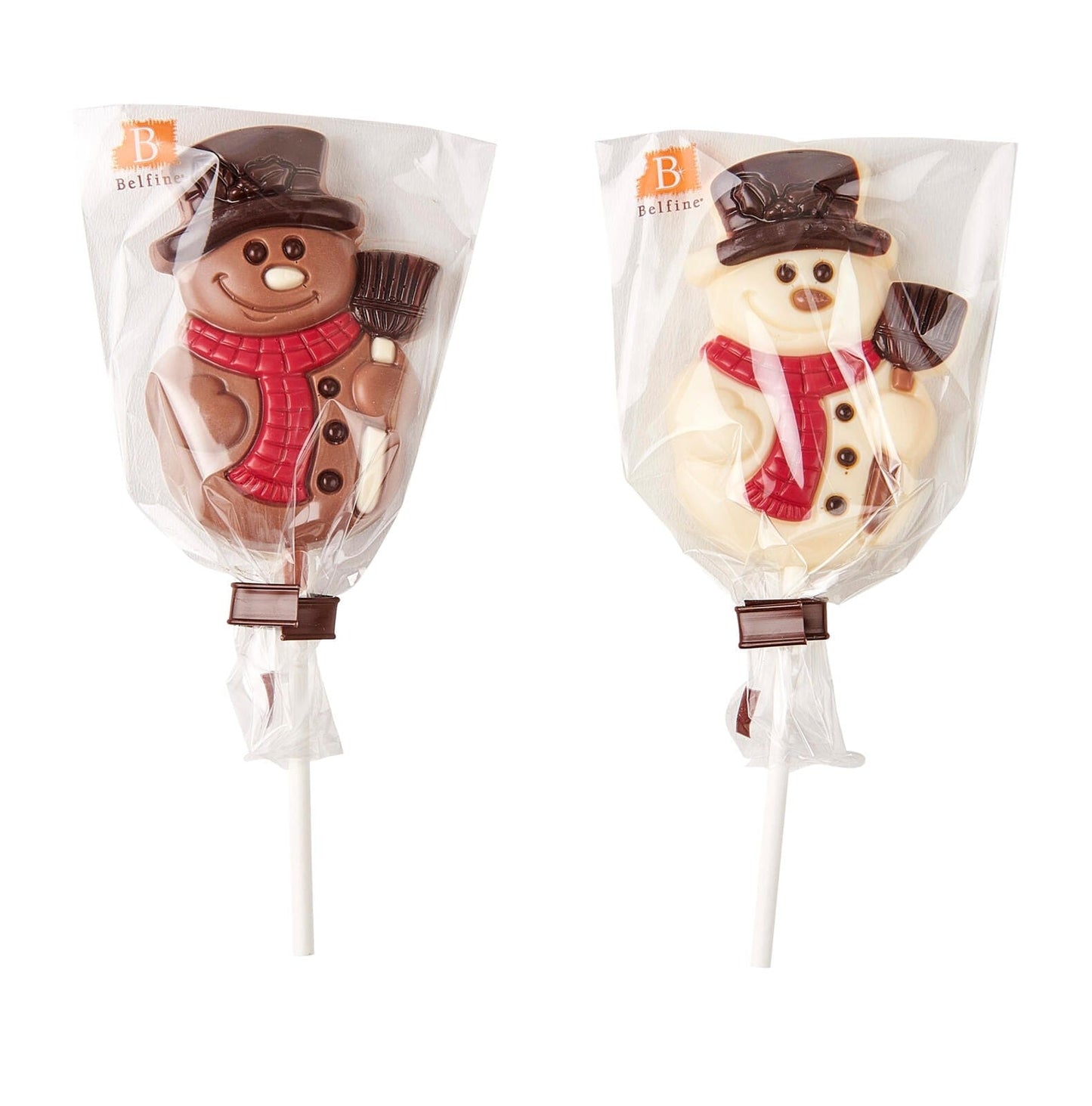 Casa Chocolate Snowman - Belgian chocolate lollipop