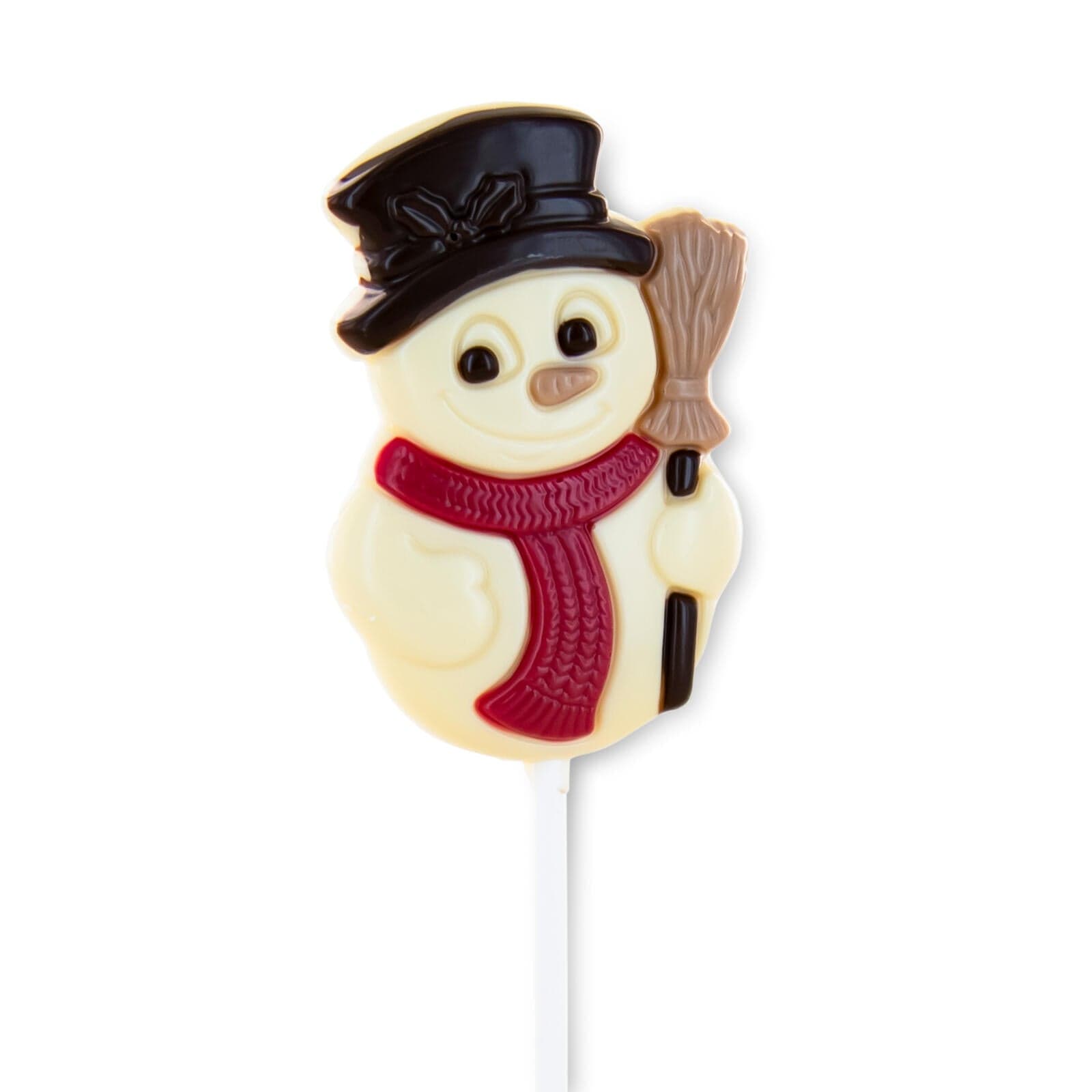 Casa Chocolate Snowman - Belgian chocolate lollipop