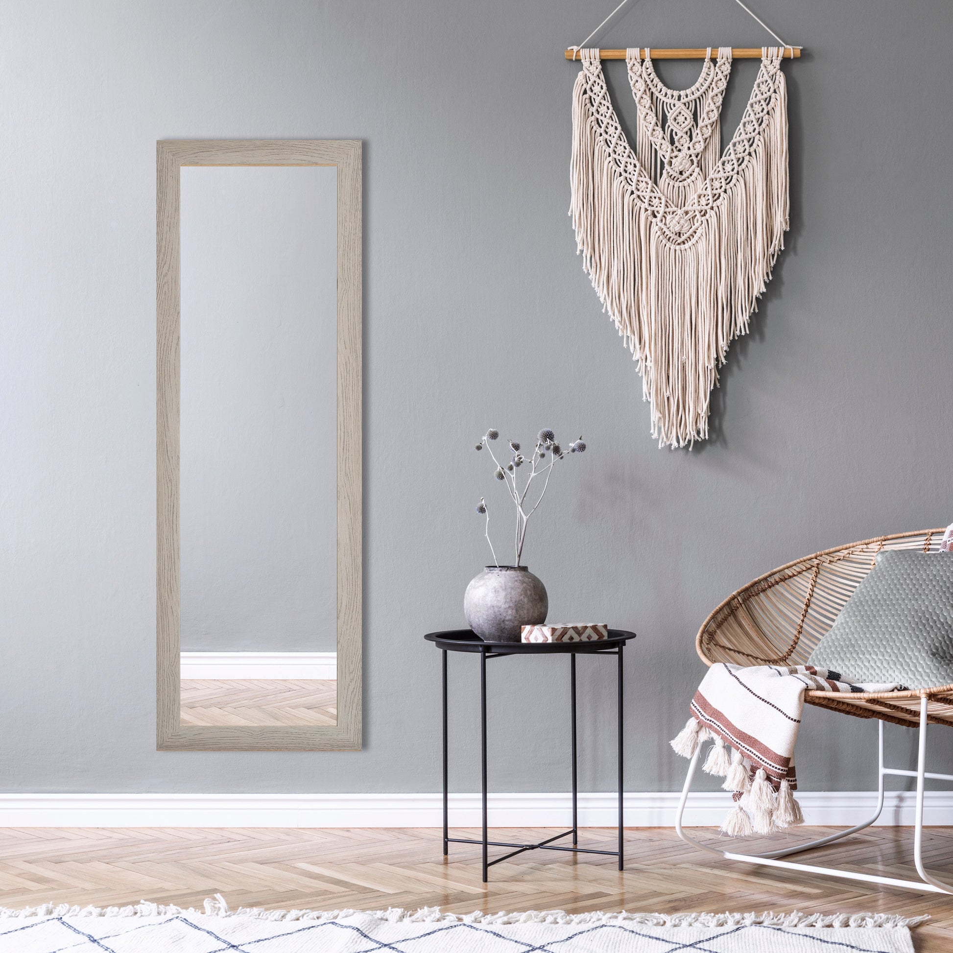 Bricocenter CORA TAUPE MIRROR 44.6X144.6 CM
