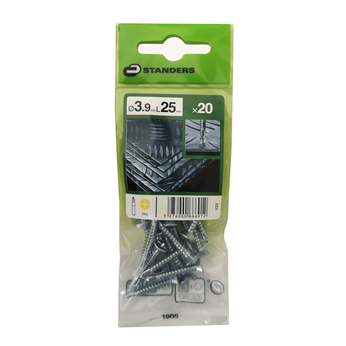 COUNTERSUNK HEAD SCREWS FOR METAL AUTOPERFO