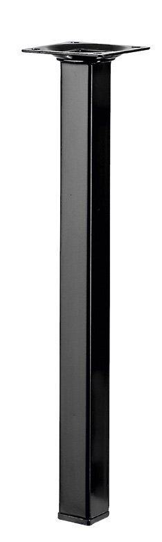 TABLE FOOT ACC. BLACK 25X25 H.300