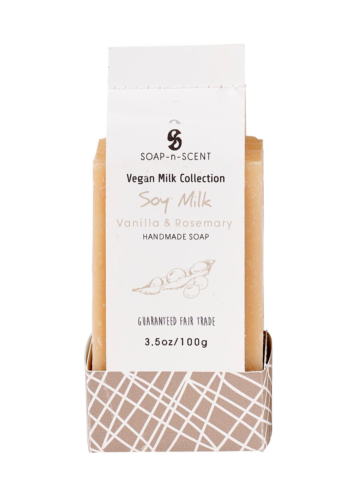 Casa Vegan Hand Soap  - Coconut Milk / Rice Milk / Soy Milk, 100g, 3.5 oz