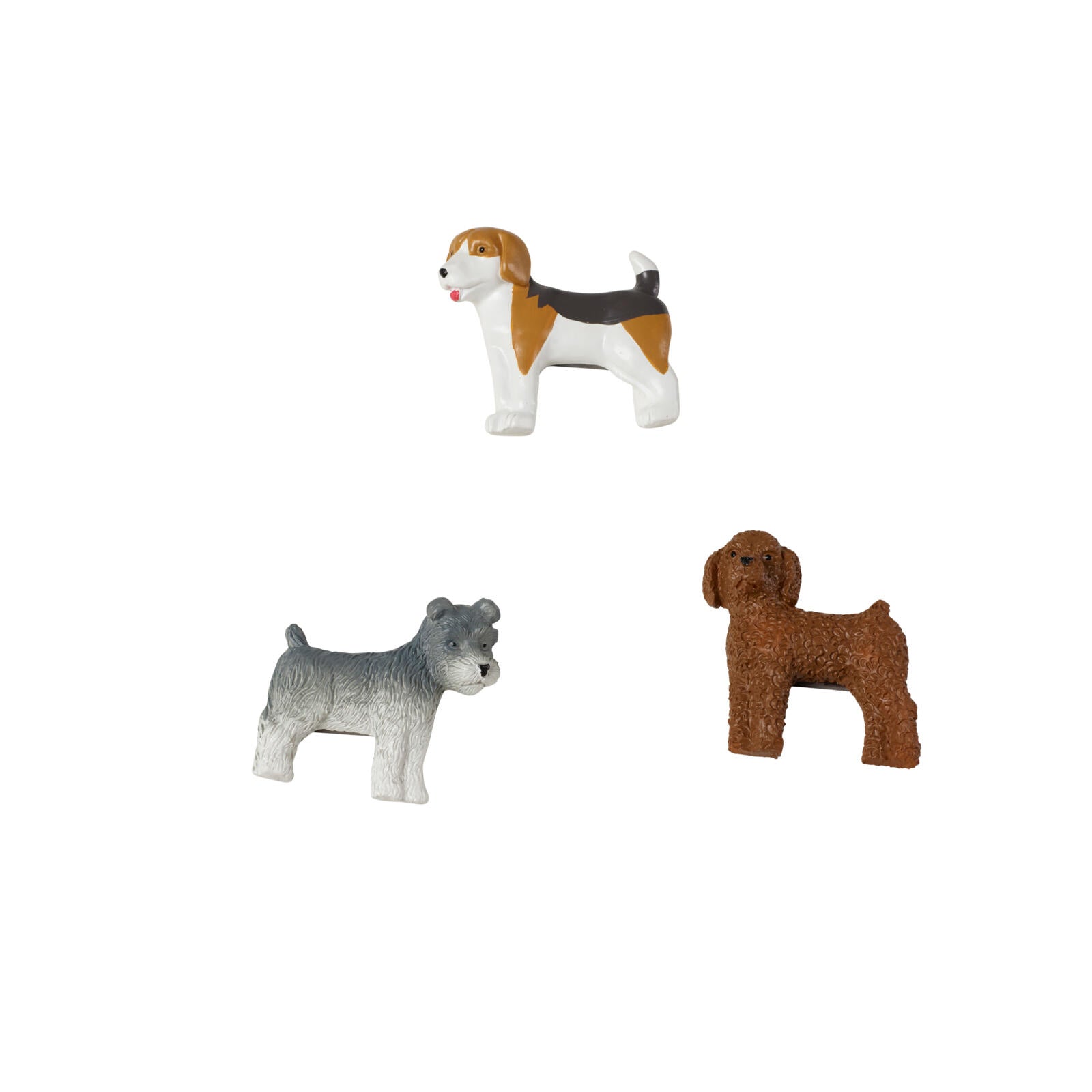 CAT&DOG Magnets set of 3 12 designs various colours