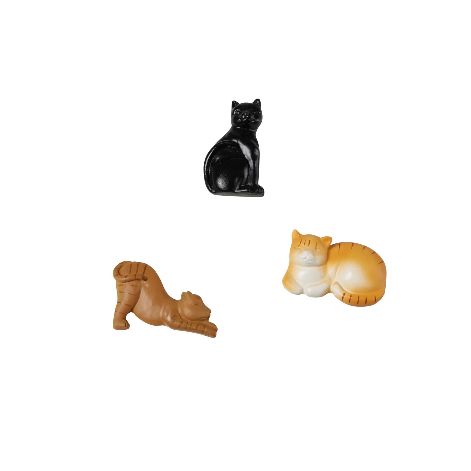 CAT&DOG Magnets set of 3 12 designs various colours