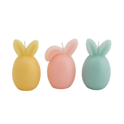 RABBIT Candle 3 colours yellow