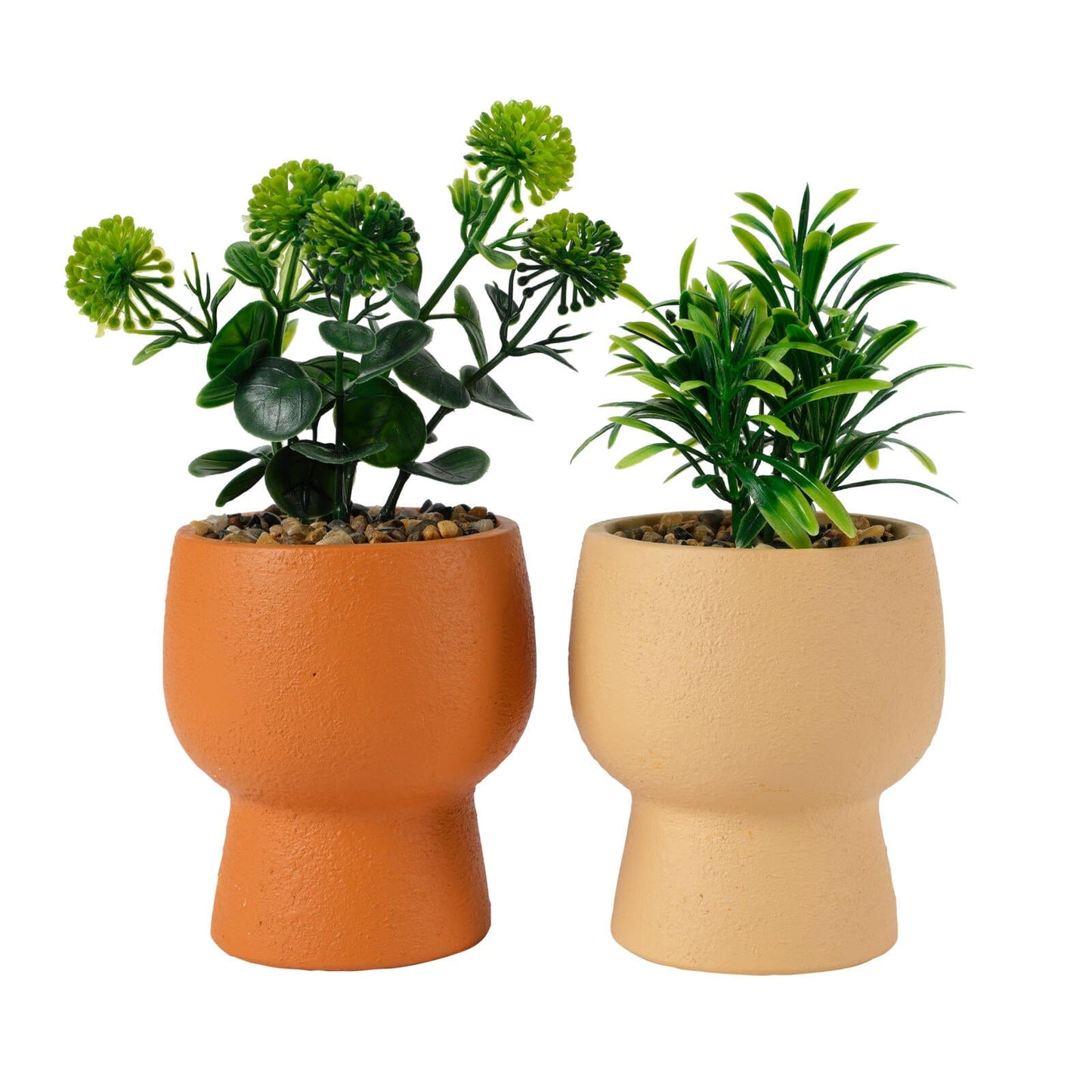 Casa KELK CEMENT POT WITH PLANT 2AS