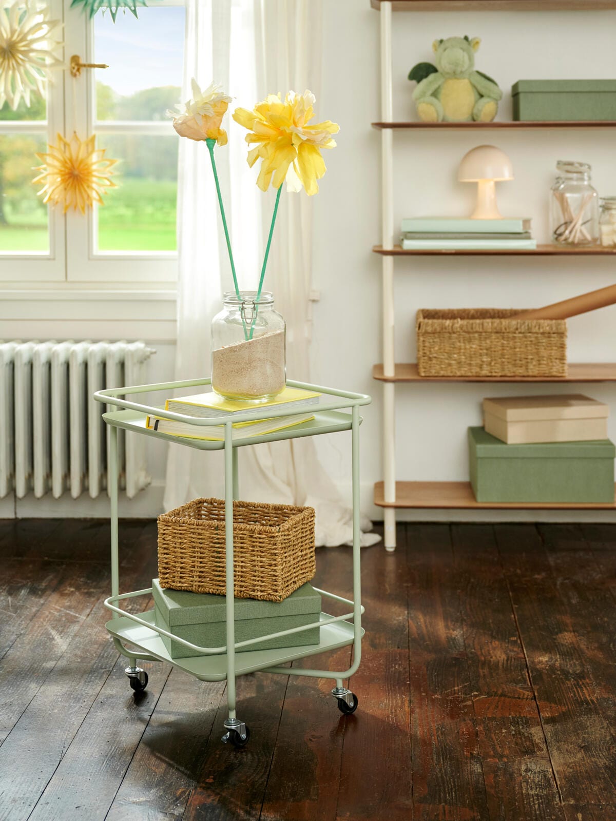 Casa REMUS TROLLEY SQUARE MINT