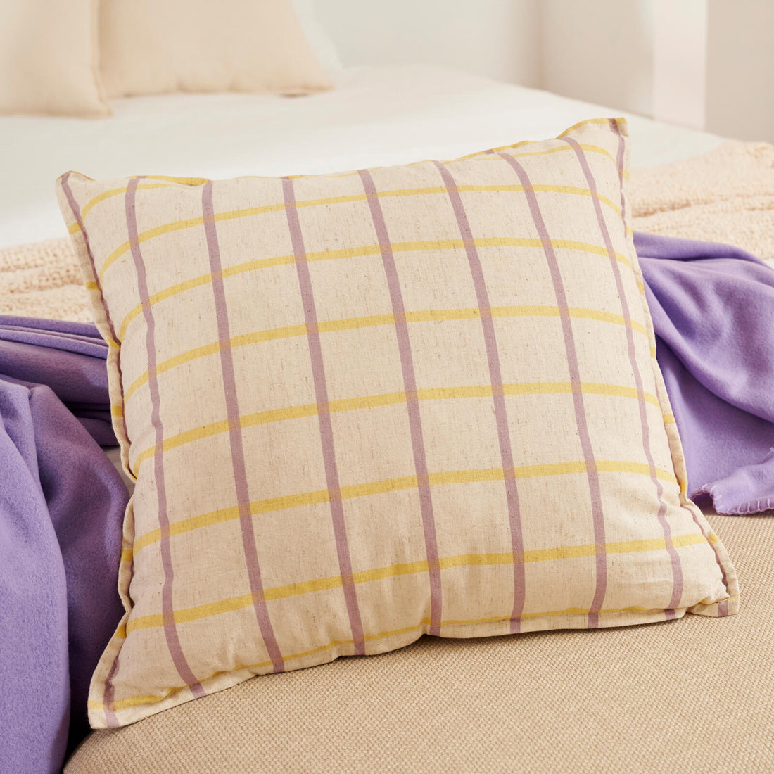 FLAX Multicoloured cushion
