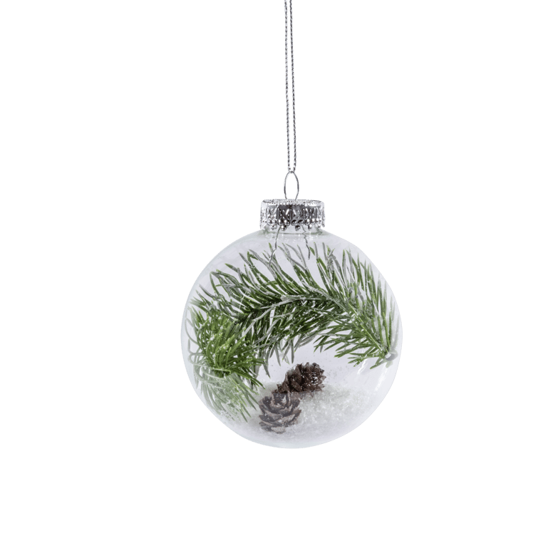 Casa BRANCH CHRISTMAS BAUBLE Ø8CM