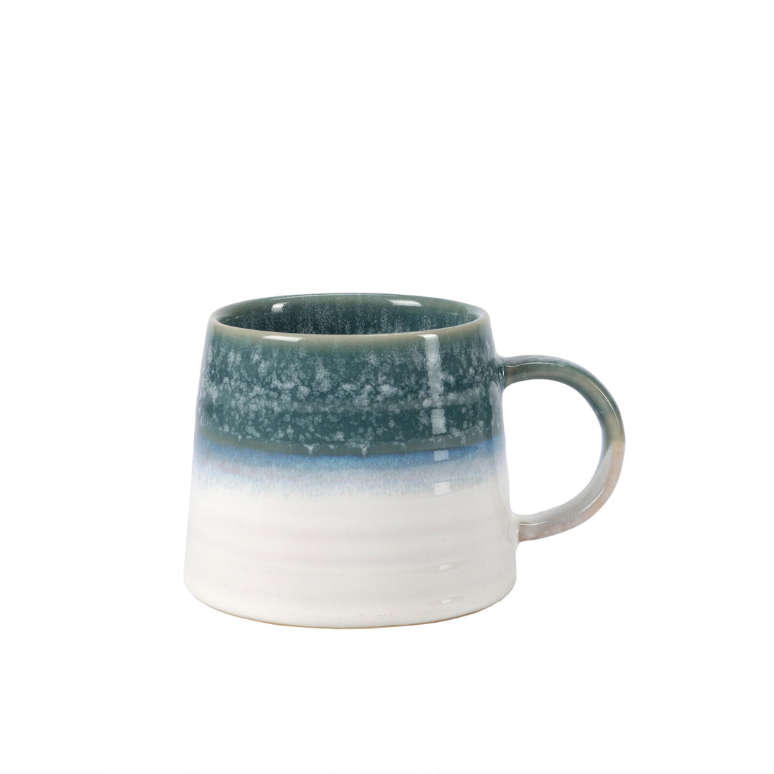 CORA Green mug, H 7.5 cm - Ø 9 cm