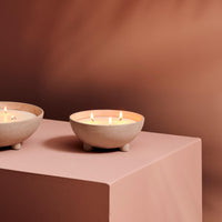 NIL Scented candles grey, H 6,5 cm - Ø 15 cm