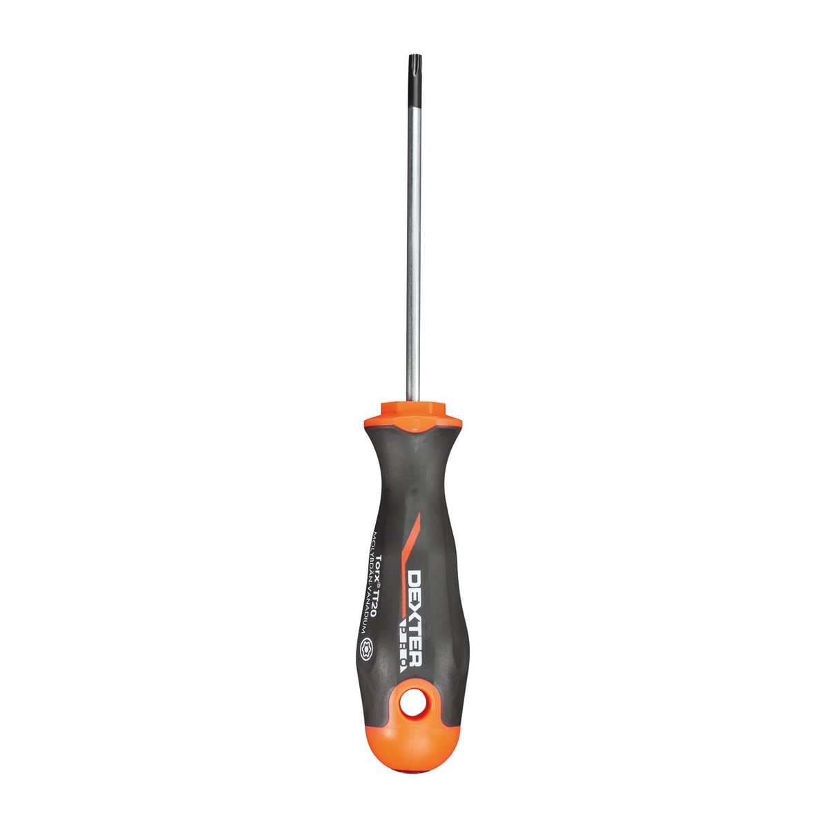 DEXTER PRO TEMPER TORX SCREWDRIVER, TT20X97MM, MOLYBDENUM VANADIUM
