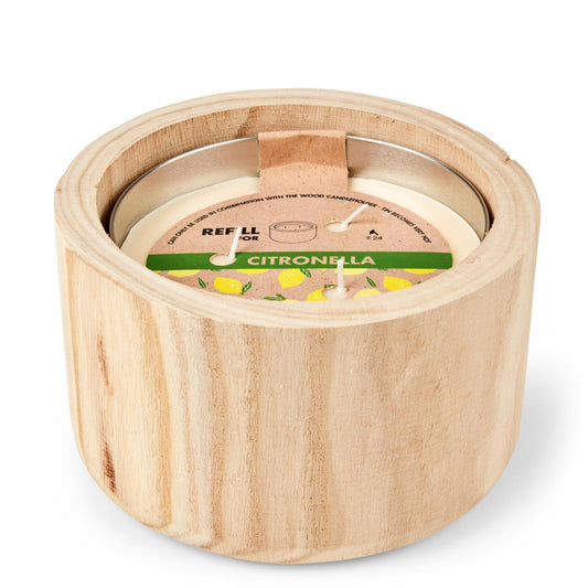 Casa WOOD REFILL GARDEN CANDLE SAND