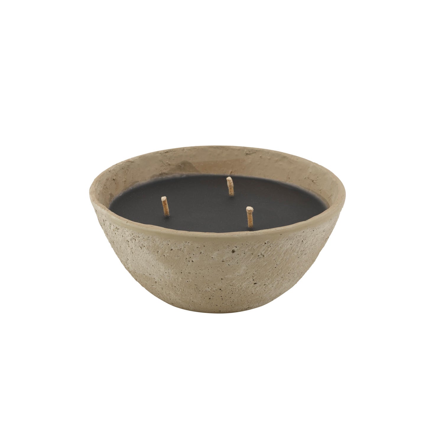 BETON Gray outdoor candle, H 10 cm - Ø 23 cm