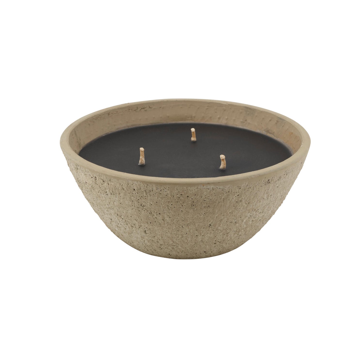 BETON Gray outdoor candle, H 11,8 cm - Ø 27,5 cm