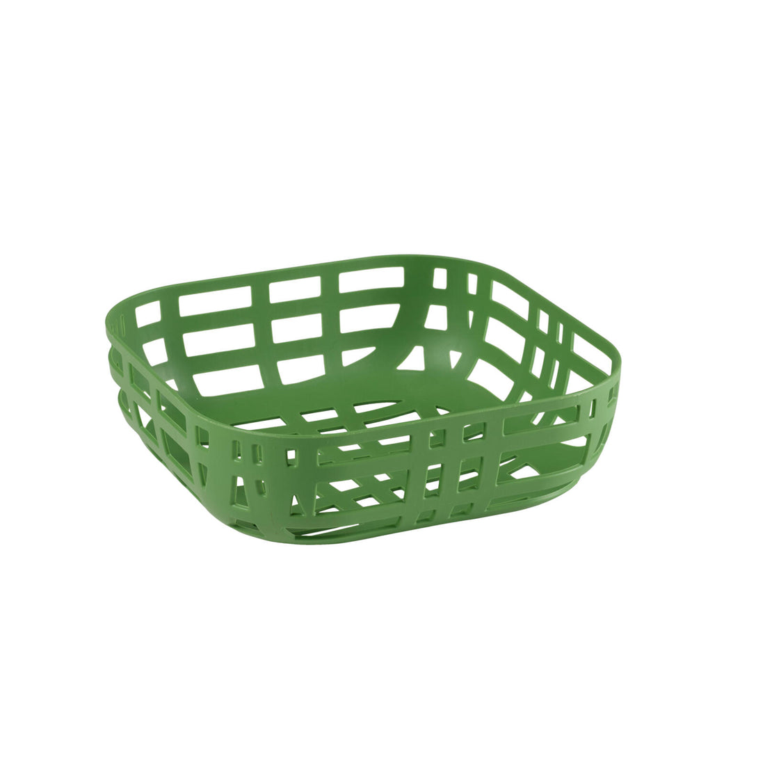 GEOMETRIC Green fruit basket