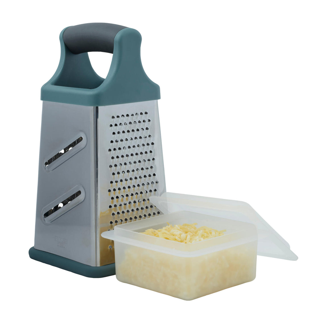CUISINO Tower grater with green tray