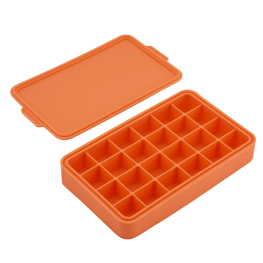 Casa REFRESH cub icicle mould orange, W 13 x L 21 cm