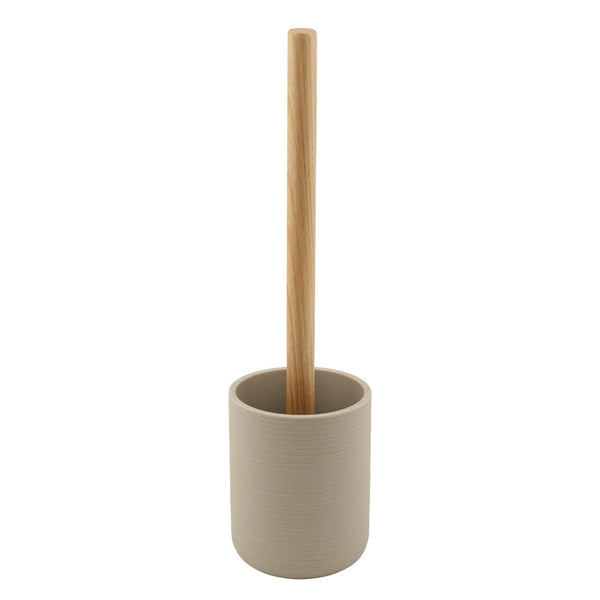 YUKI Toilet brush with natural support, beige, H 36 cm - Ø 9,5 cm