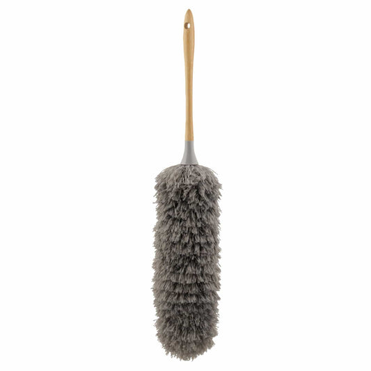 Casa JASMIN Gray dust brush, L 64 cm