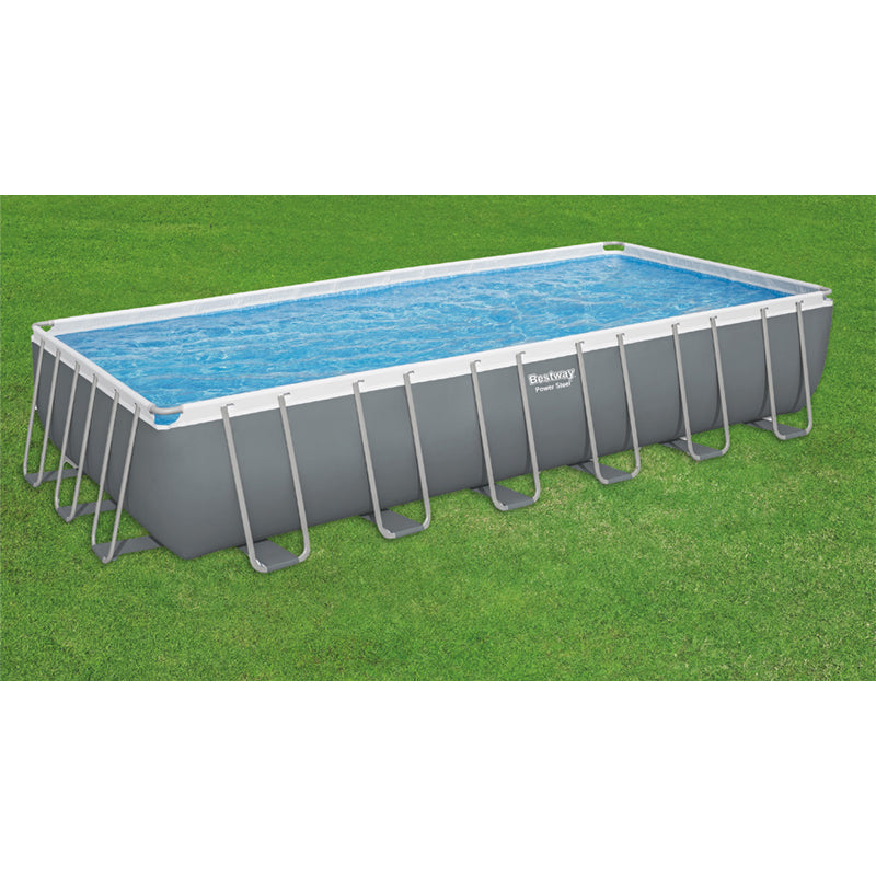 Frame Pool grey, 7.32 x 3.66 x 1.32m, sand filter 5.6m3/h