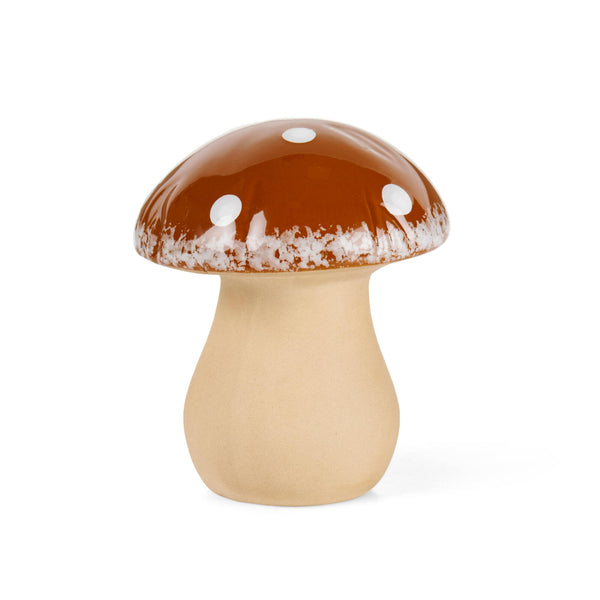 CERAMIC Brown mushroom, H 10 cm - Ø 9,2 cm