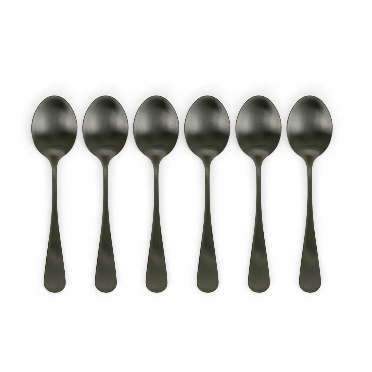 AXELLE Coffee spoon set of 6 black, L 14,1 cm