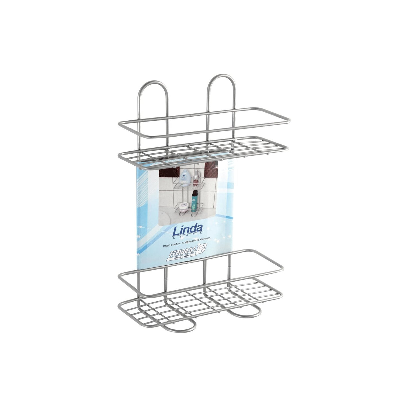 LINDA SHOWER ORGANIZER FOR DUALF WALL