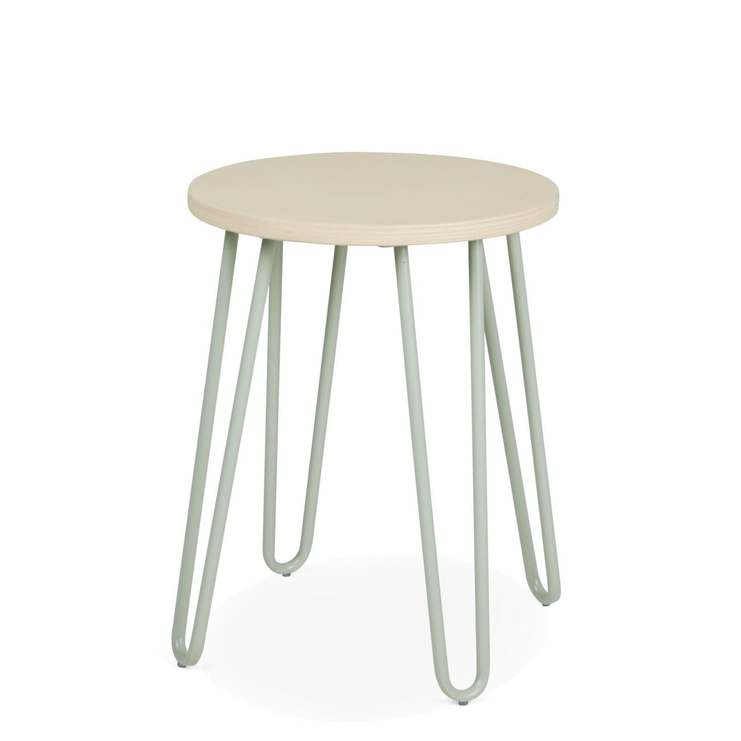 Casa JENS Light green stool, H 45 cm - Ø 30 cm