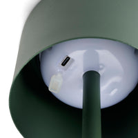 MIL LED khaki lamp, H 30 x W 10,5 x L 10,5 cm