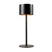 MIL LED lamp black, H 30 x W 10,5 x L 10,5 cm