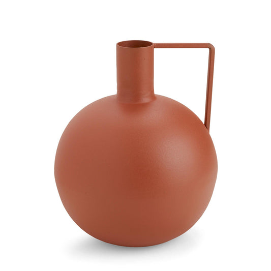 Casa ENOUGH Terracotta vase, H 16 cm - Ø 9 cm