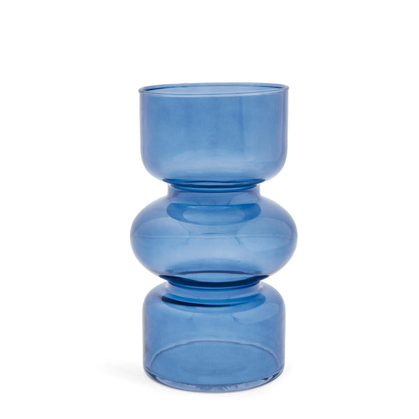 ART Blue vase, H 18 cm - Ø 11 cm