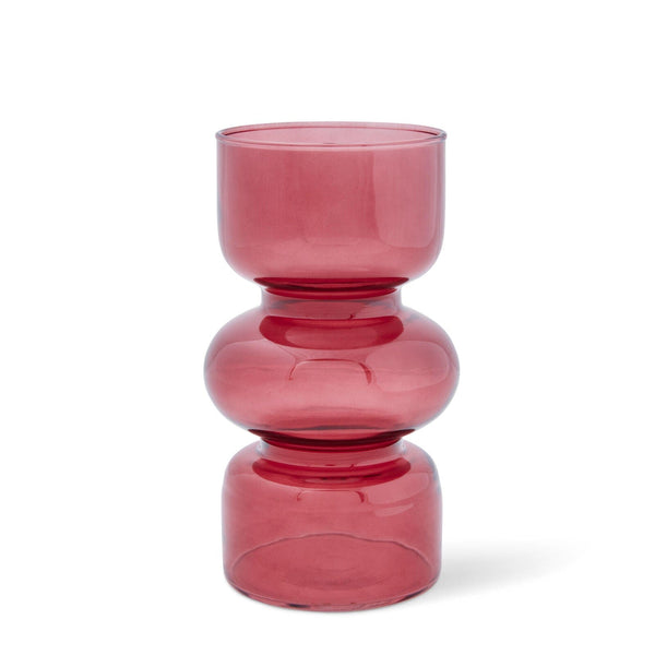 ART Red vase, H 18 cm - Ø 11 cm