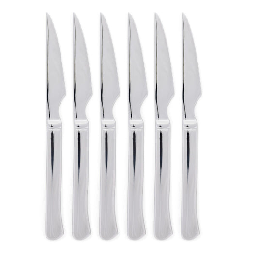 Casa CLASSIC Steak knife set of 6 silver,