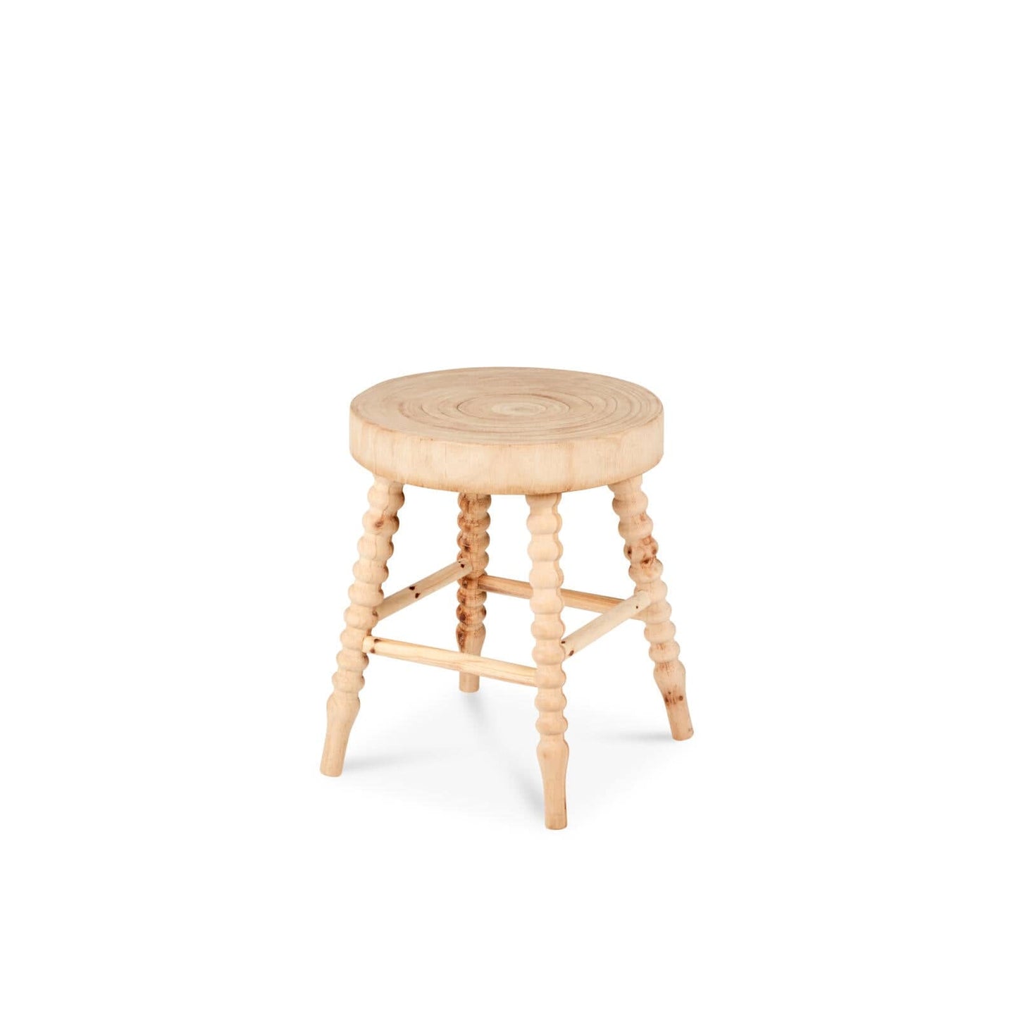 Casa JUNO Natural stool, H 45 cm - Ø 37 cm