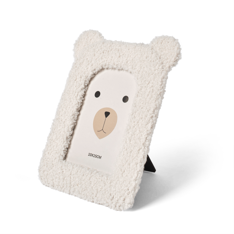 Casa TEDDY PHOTO FRAME 10X15CM WHIT