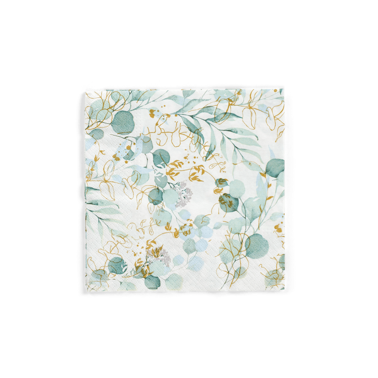 EUCALYPTUS Set of 20 napkins various colors, W 33 x L 33 cm