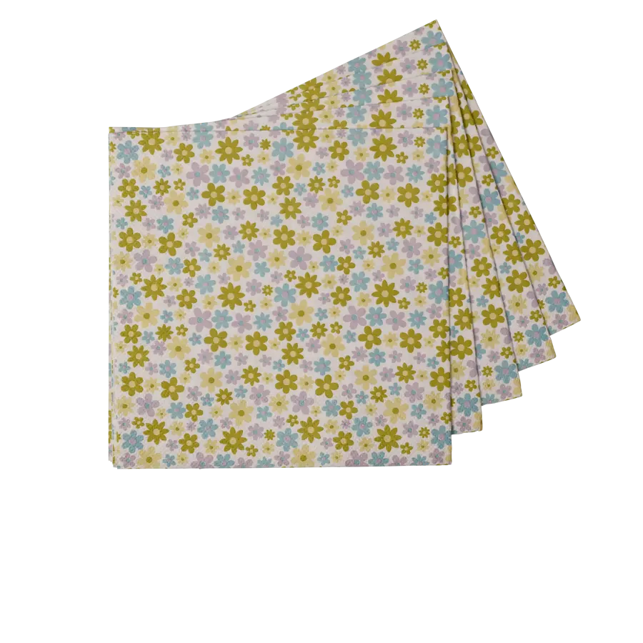 AQUAREL Set of 20 multi-coloured napkins