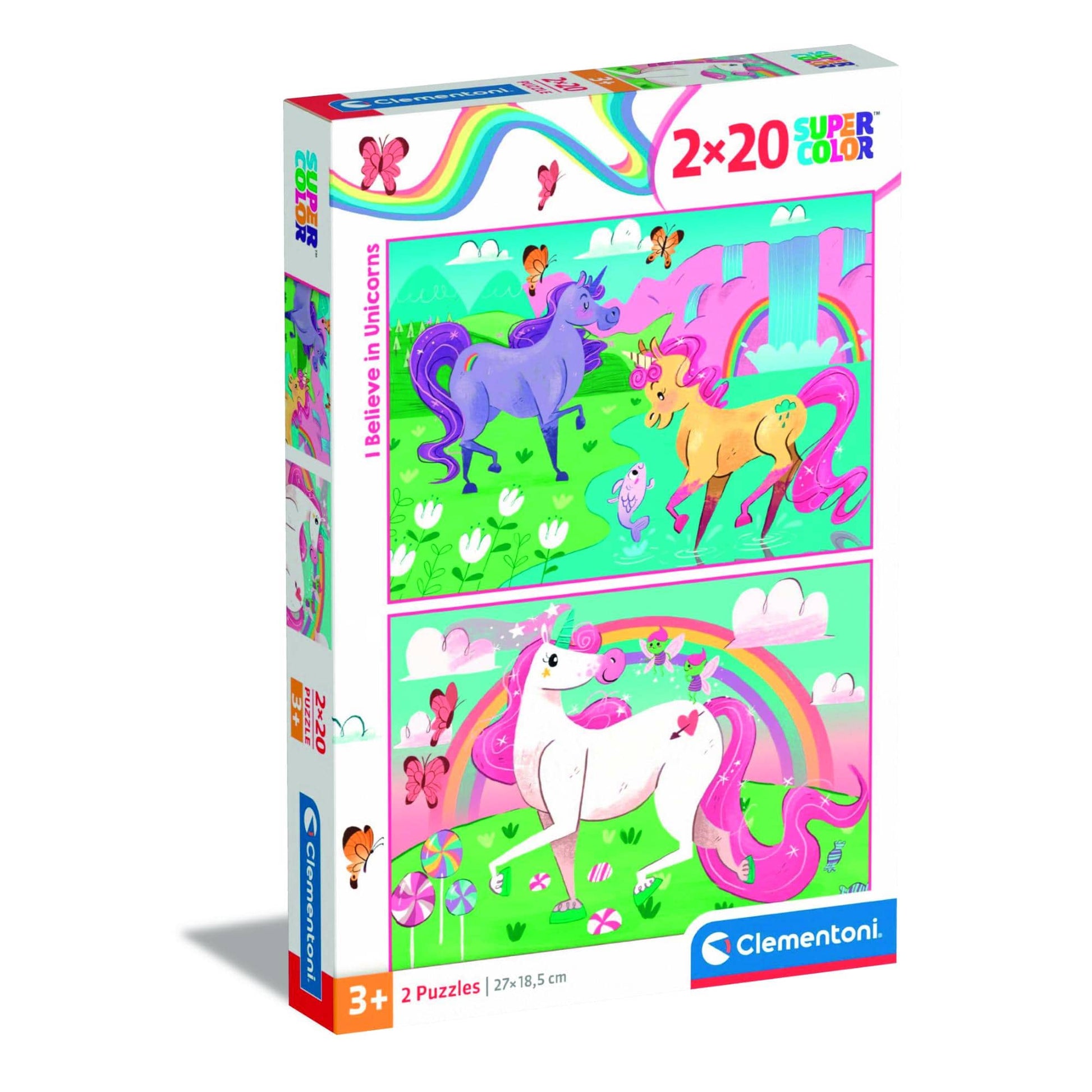 Toys 2 20 Piece Puzzles - Shining Unicorns